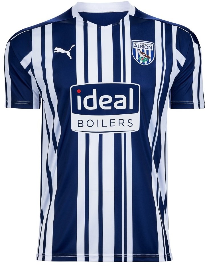  Camisa oficial Puma West Bromwich Albion 2020 2021 I jogador